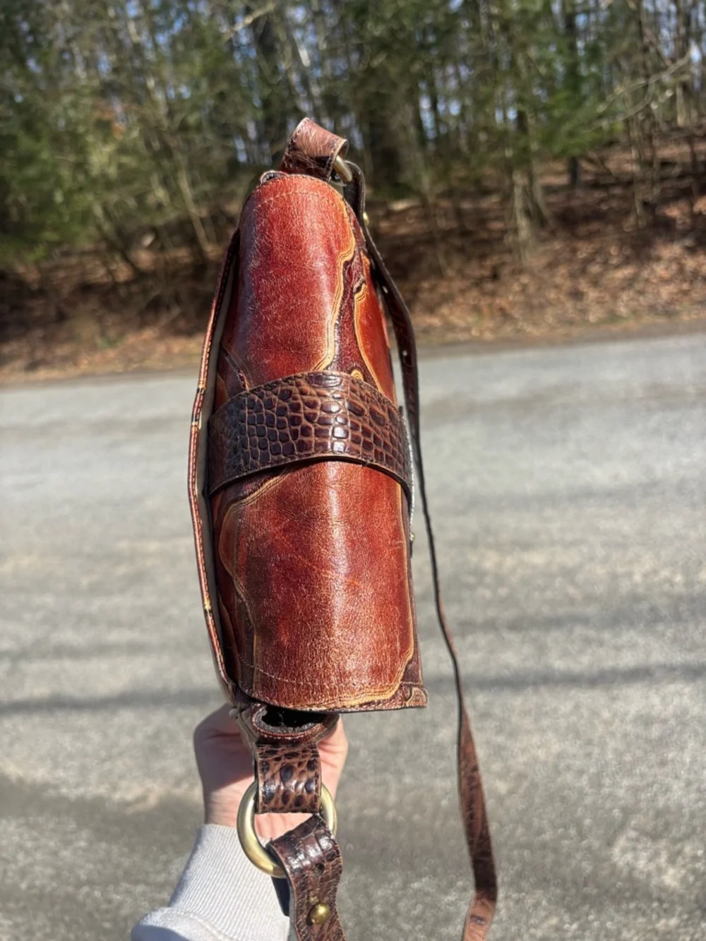 Brahmin Leather Crossbody Bag Limited Edition - Picture 15 of 17